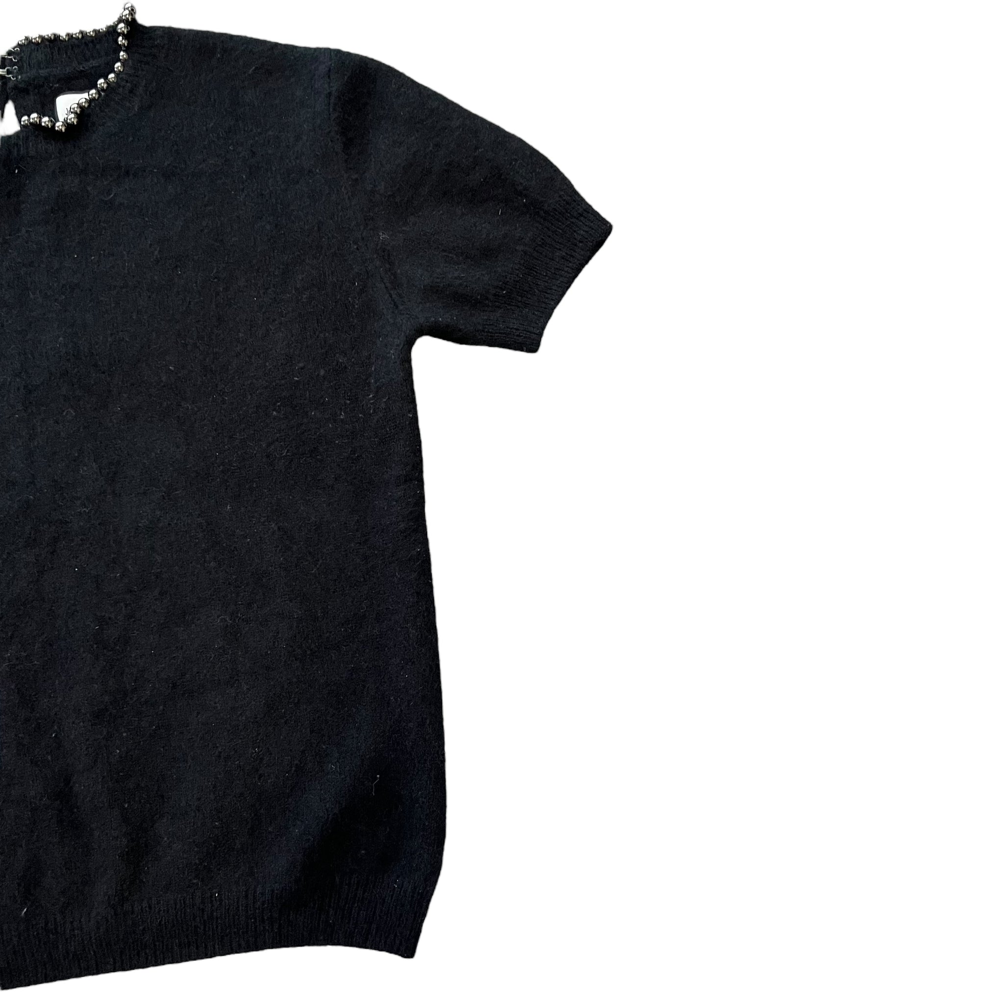 Jean Paul Gaultier Studs Angora S/S Knit