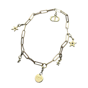 Christian Dior 2000s Archive Asymmetrical Charm Bracelet (Novelty)