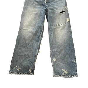 BALENCIAGA 2023SS Super Destroyed Large Fit Baggy Denim Pants