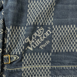 LOUIS VUITTON 2020AW × NIGO Giant Damier Waves Monogram Denim Jacket