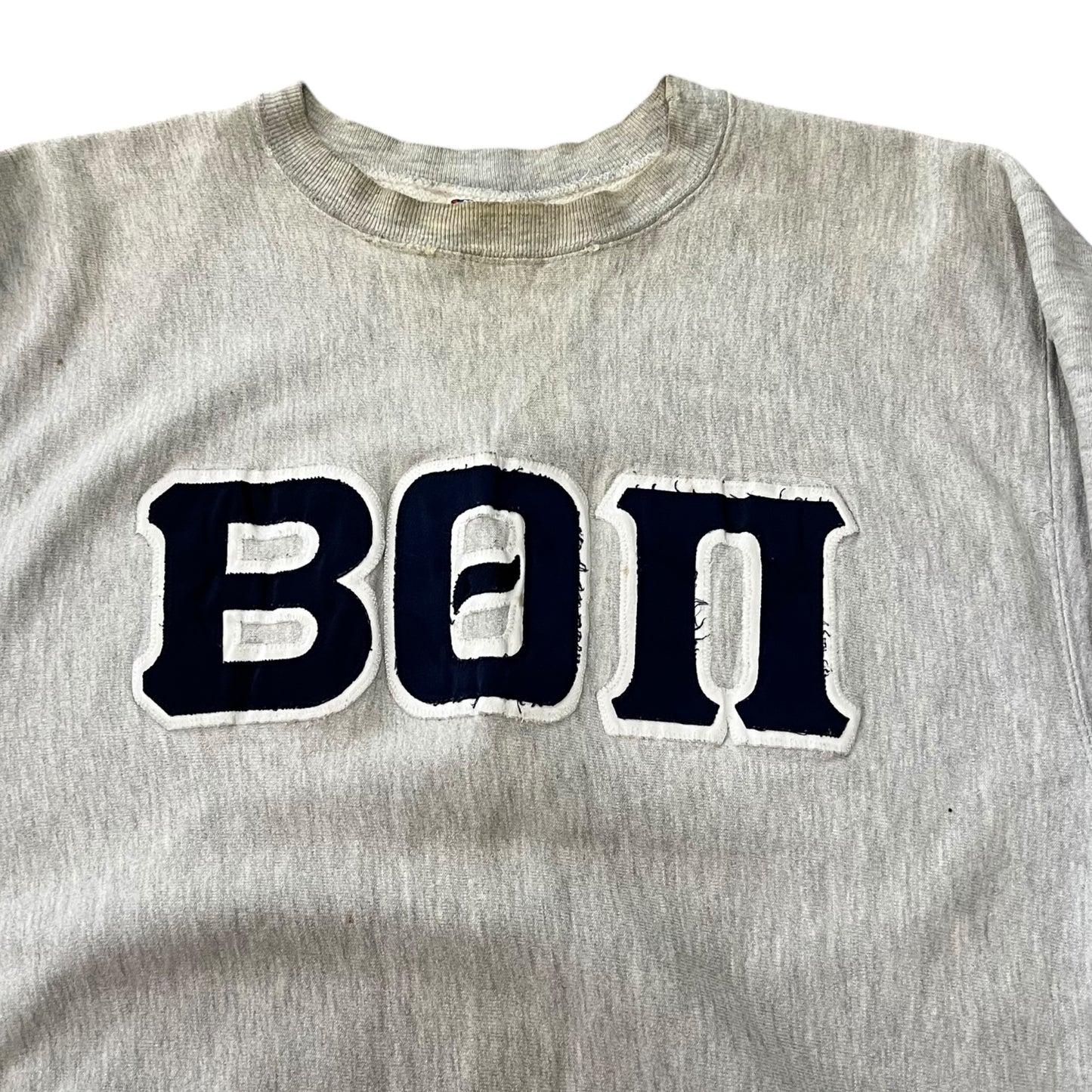 Vintage 90's Champion Reverse Weave " BON " Patch Sweat