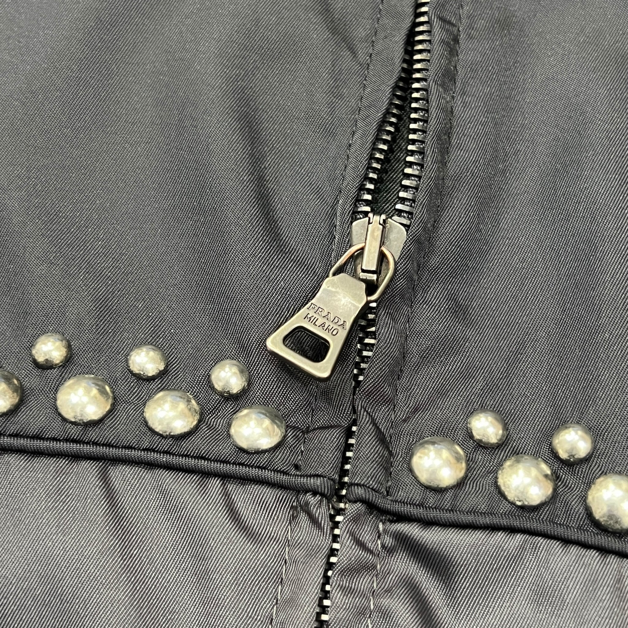 PRADA 2012SS Studded Nylon Jacket – SEVENSTARCLOTHING
