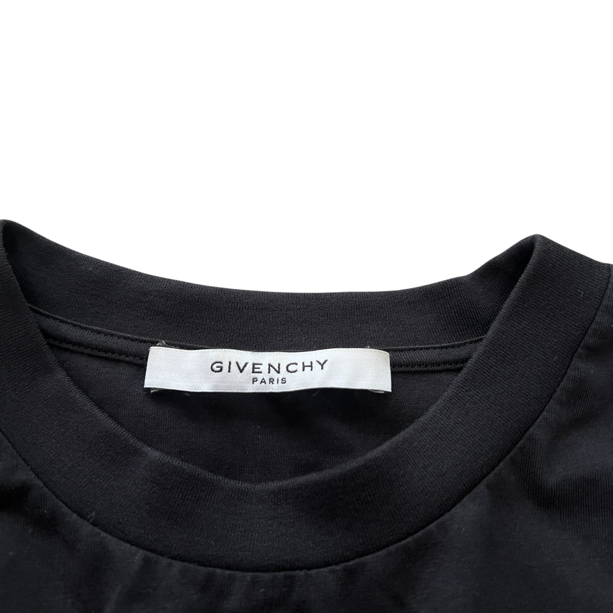 Givenchy Graphic Swan Black Long Sleeve Top