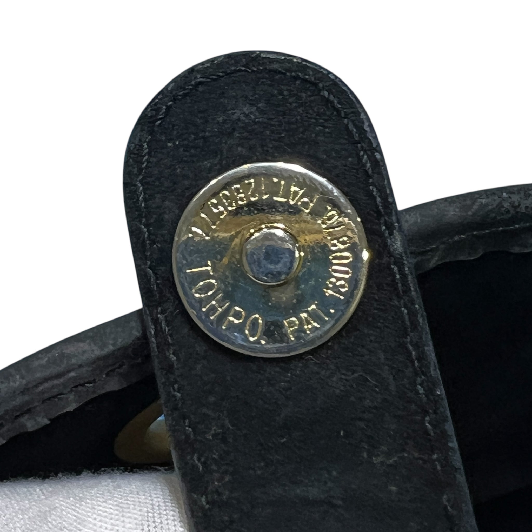 BOTTEGA VENETA Intrecciato Black Patent Leather Mini Backpack