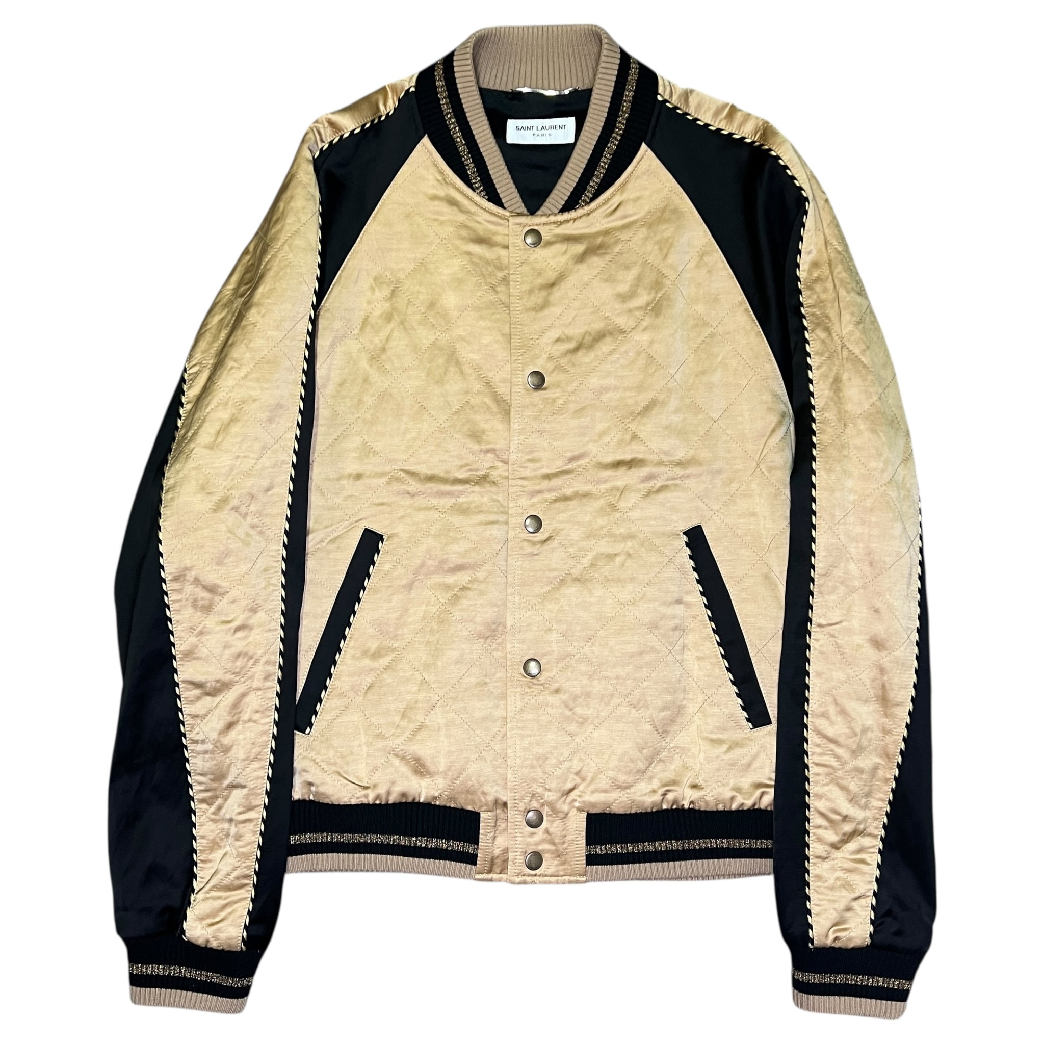 SAINT LAURENT PARIS 2021AW Teddy Quilting Padded Jacket