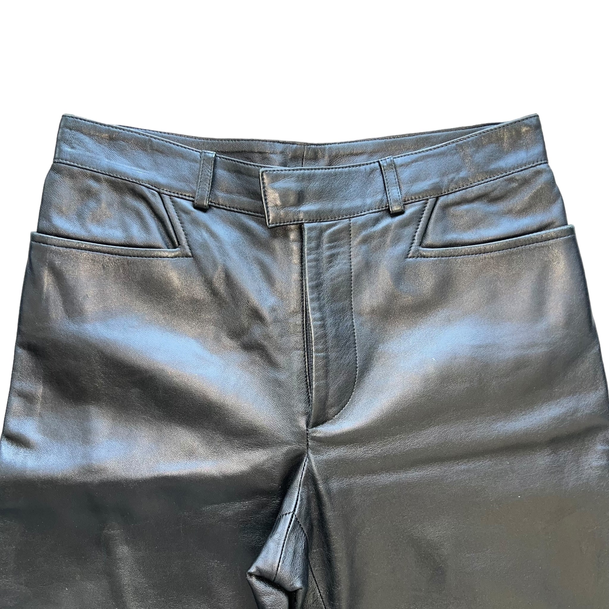 GUCCI BY TOM FORD 2001AW LEATHER JACKET and PANTS SET