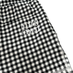 MIU MIU Check Sweat Short Jacket and Short Pants Set Up