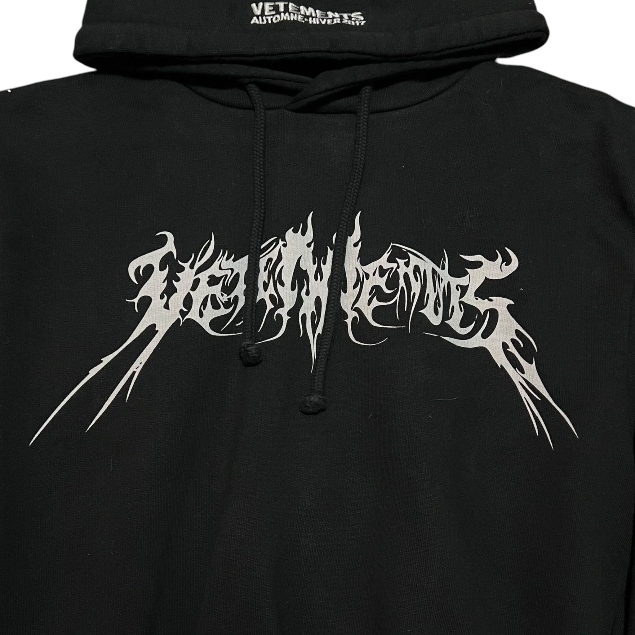 VETEMENTS 2016AW Demna Gvasalia Total Fucking Darkness Pullover Sweat Hoodie