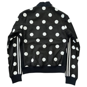 ADIDAS × PHARRELL WILLIAMS LAMB LEATHER TRACK JACKET BLACK