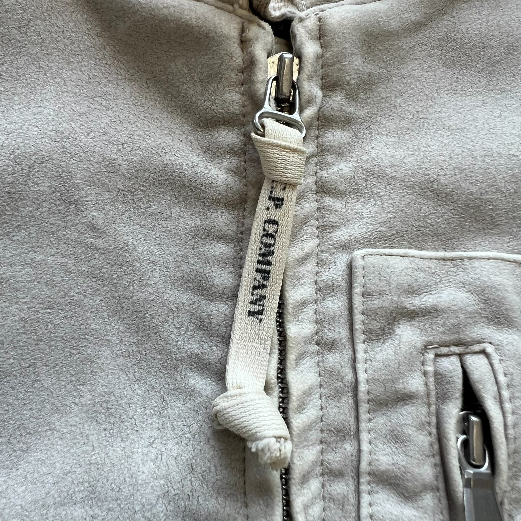 CP. COMPANY 2004AW COTTON LEATHER GOGGLE JACKET