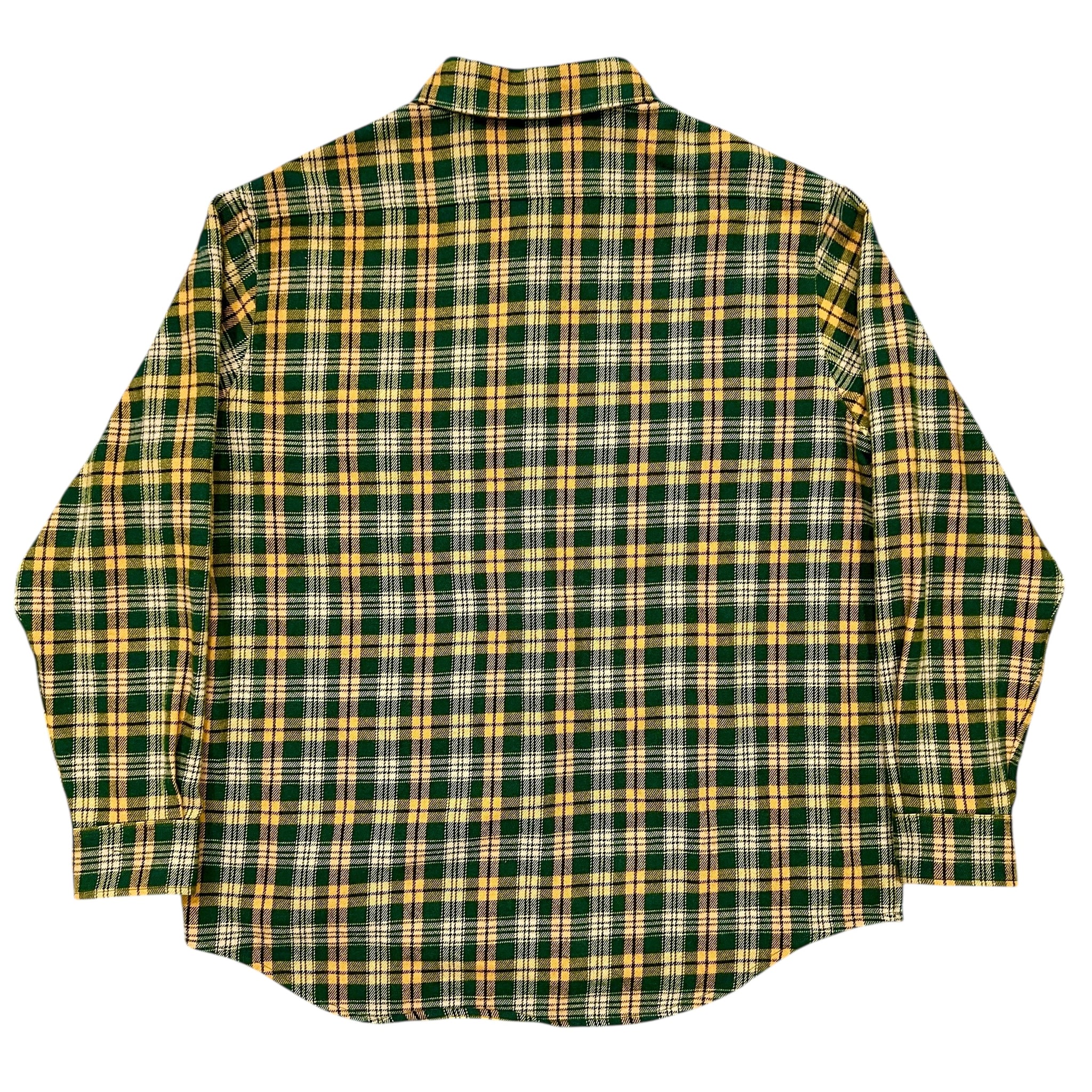 CELINE × Hedi Slimane 2022FW Yellow Plaid Flannel Shirts