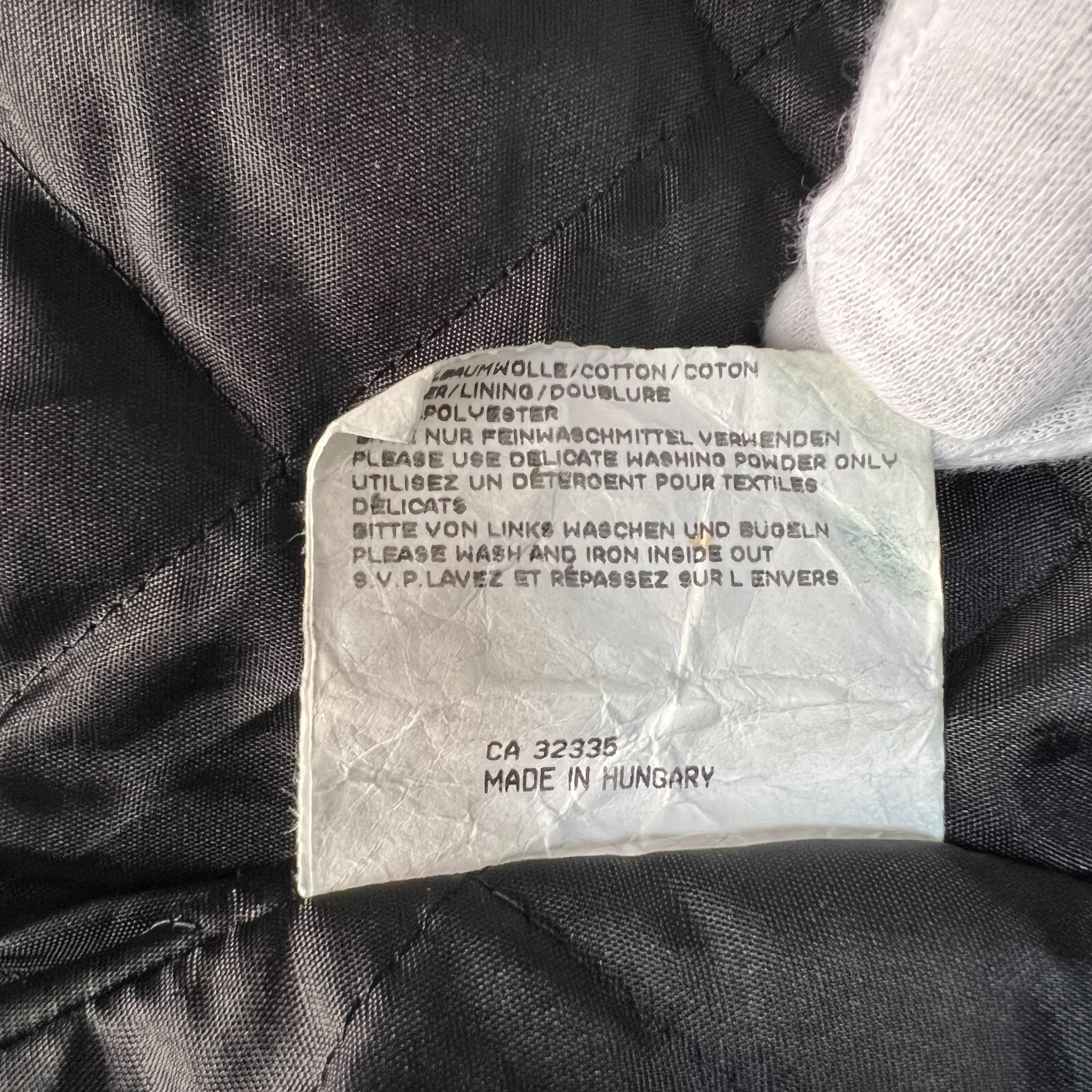 W&LT WALTER VAN BEIRENDONCK PADDED DENIM JACKET