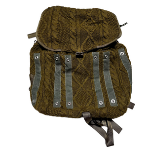 UNDERCOVER 2004AW BUT BEAUTIFUL MODULAR KNIT BACKPACK KHAKI