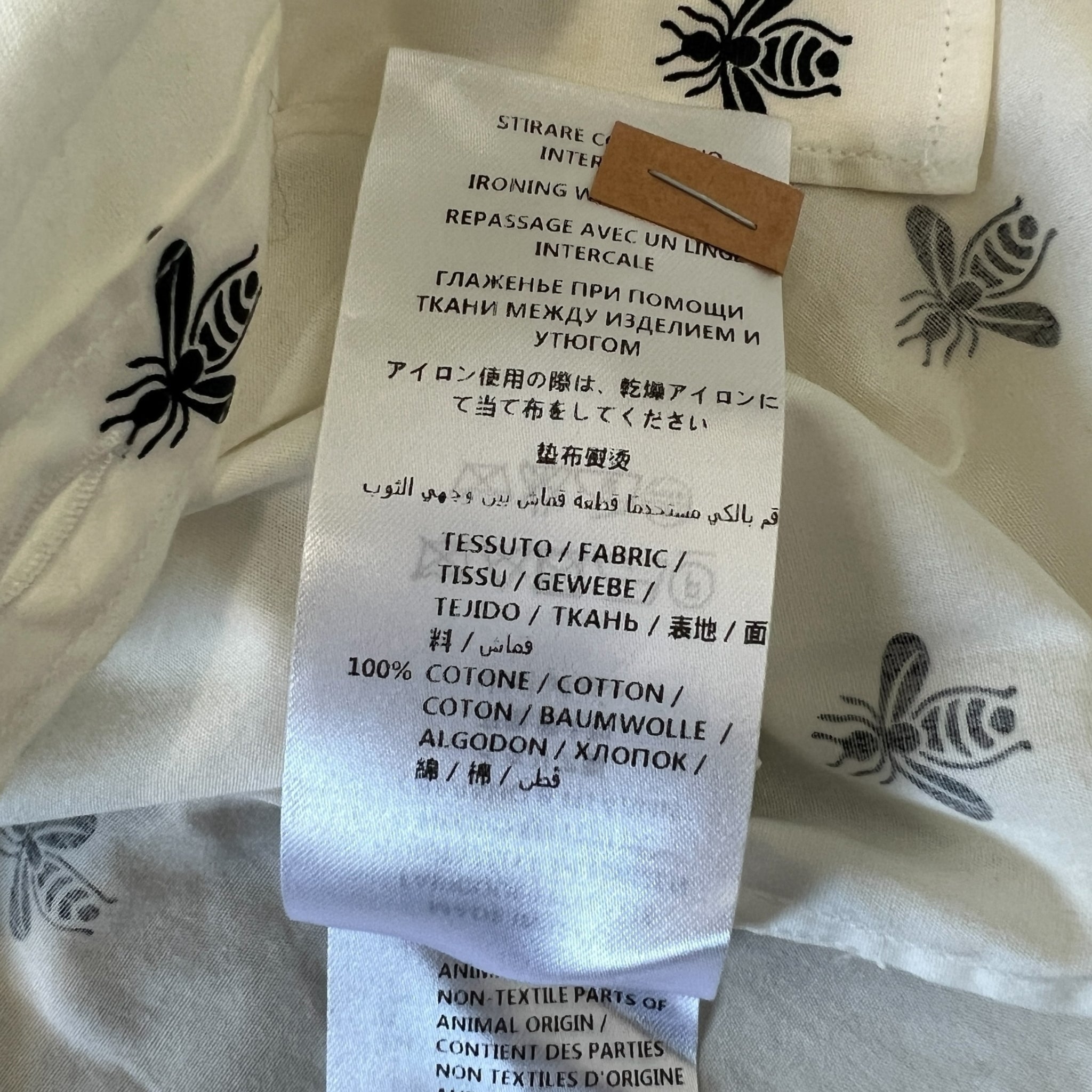 GUCCI 2016SS Bee Star Print Button Down Shirts