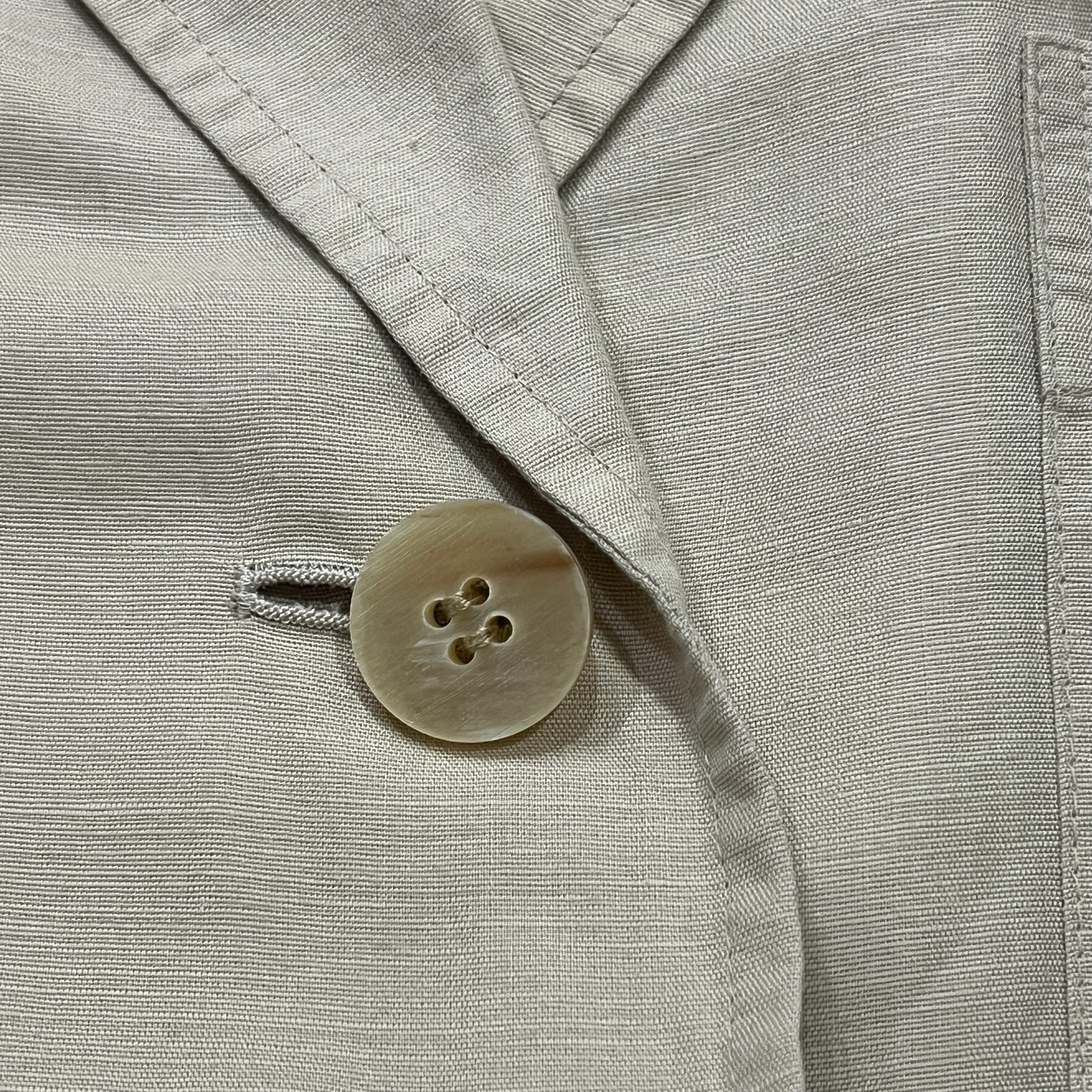 ISSEY MIYAKE 1996SS Linen Workwear Lab Coat