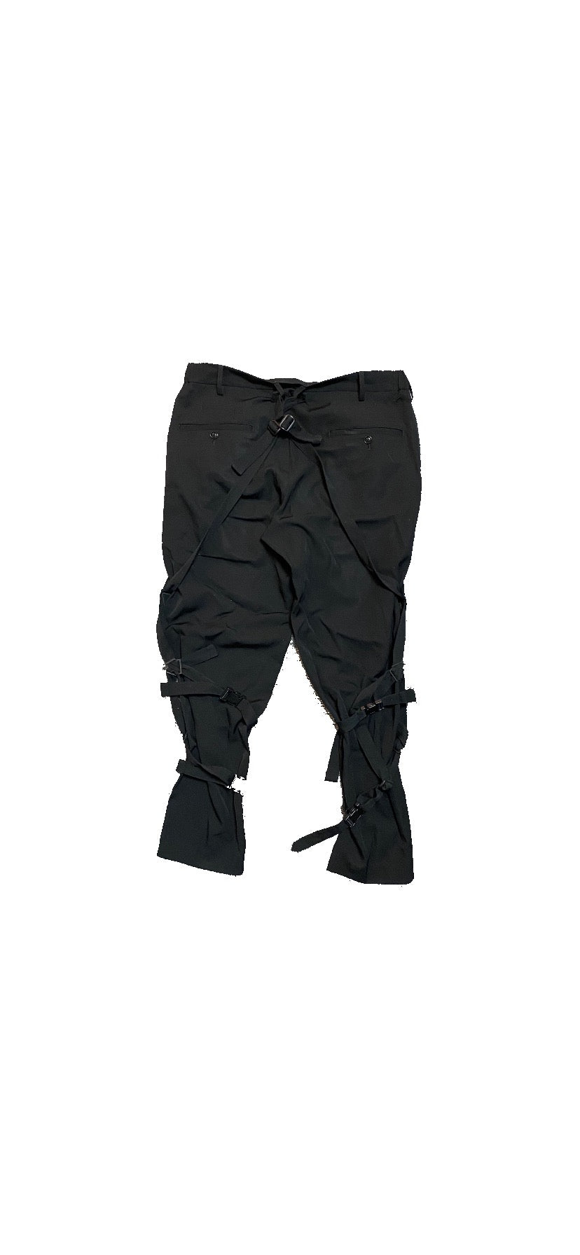YOHJI YAMAMOTO POUR HOMME 2016AW BONDAGE STRAP PANTS