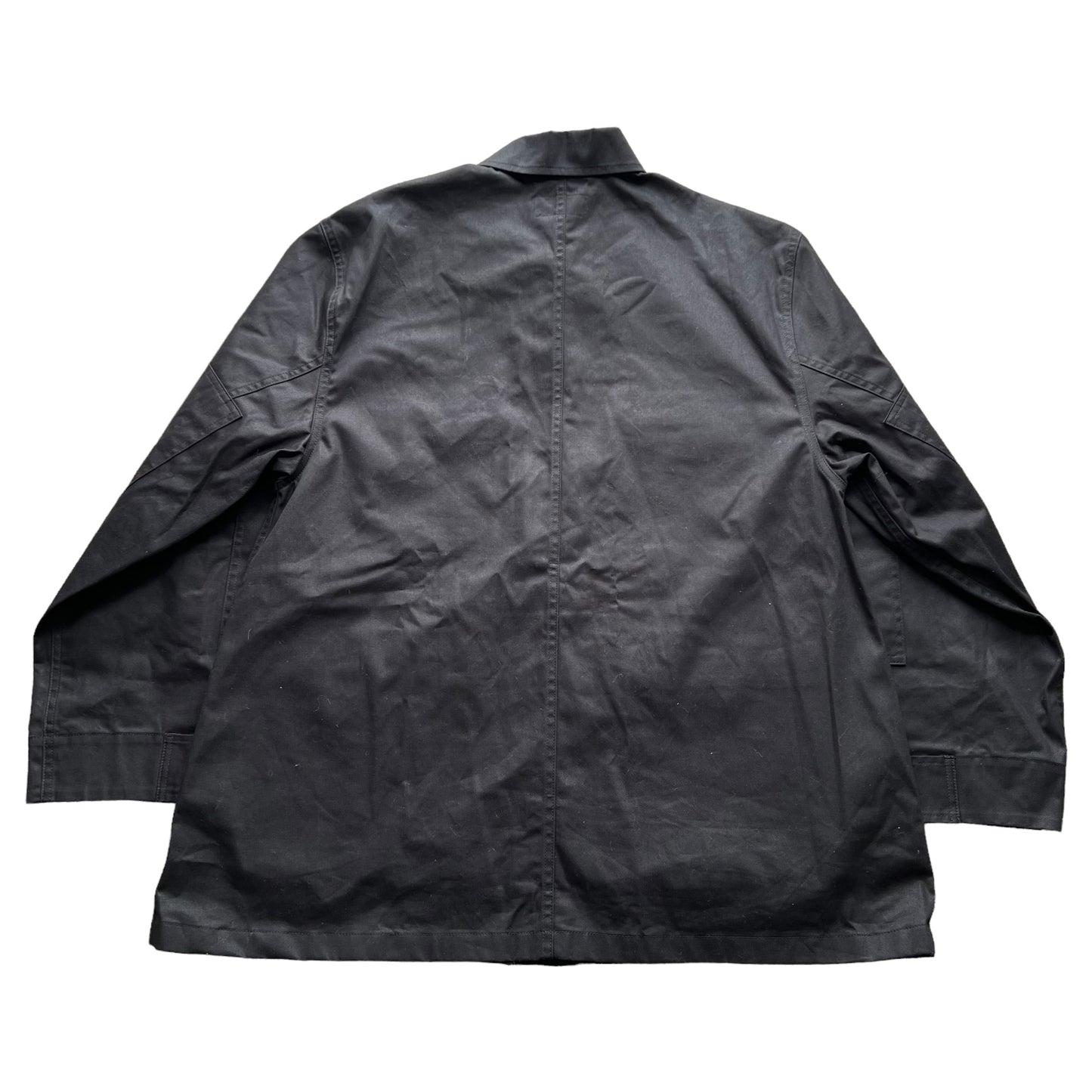 BALENCIAGA 2023SS black coating cargo jacket