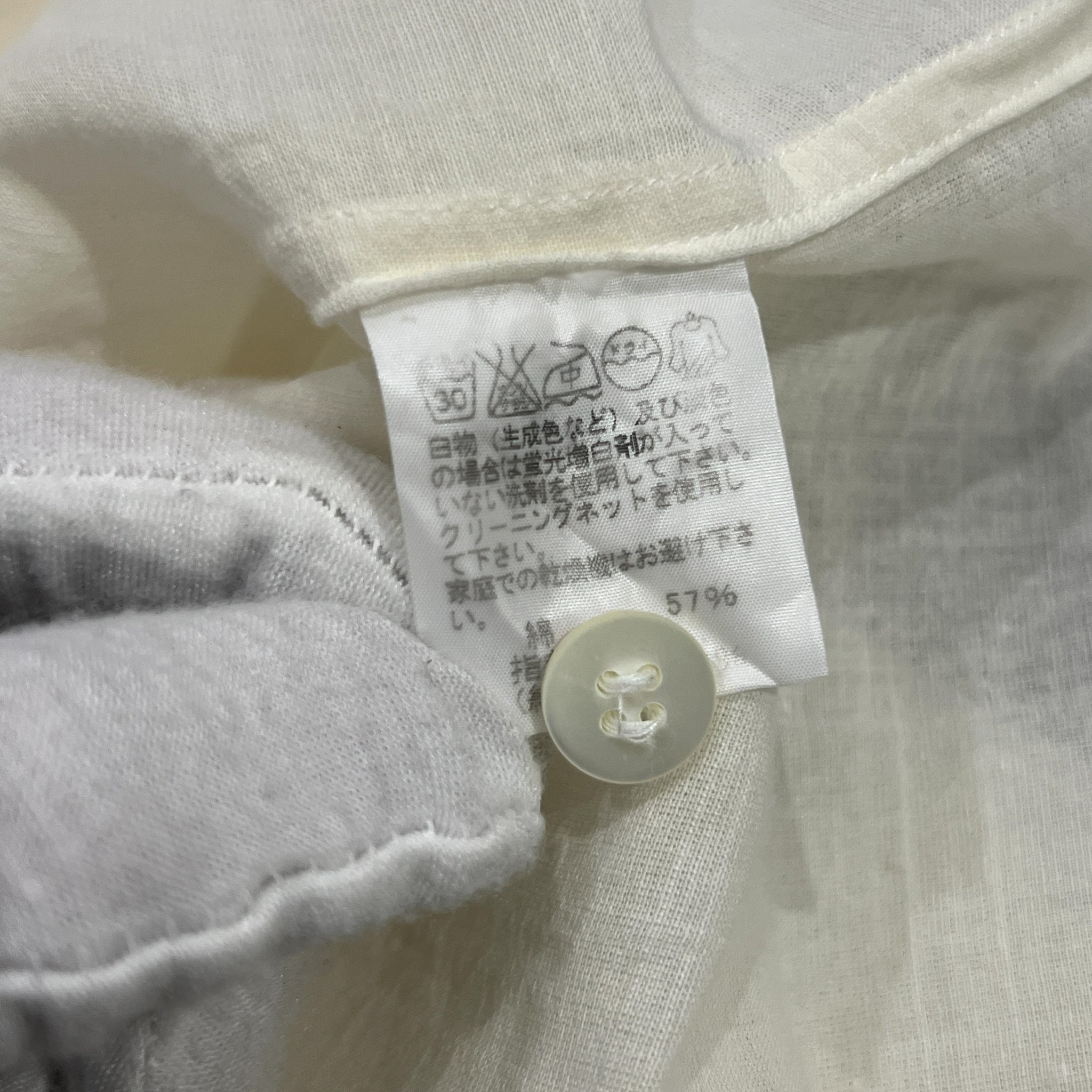 ISSEY MIYAKE 2001SS Translucent Sheer Short Sleeve Shirts