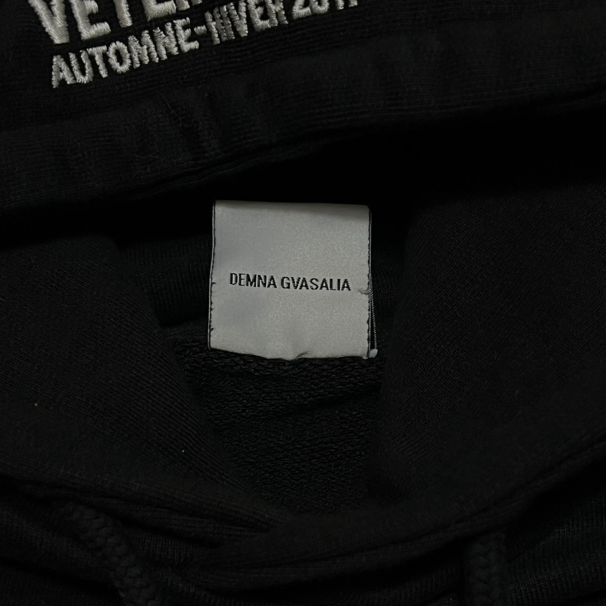 VETEMENTS 2016AW Demna Gvasalia Total Fucking Darkness Pullover Sweat Hoodie
