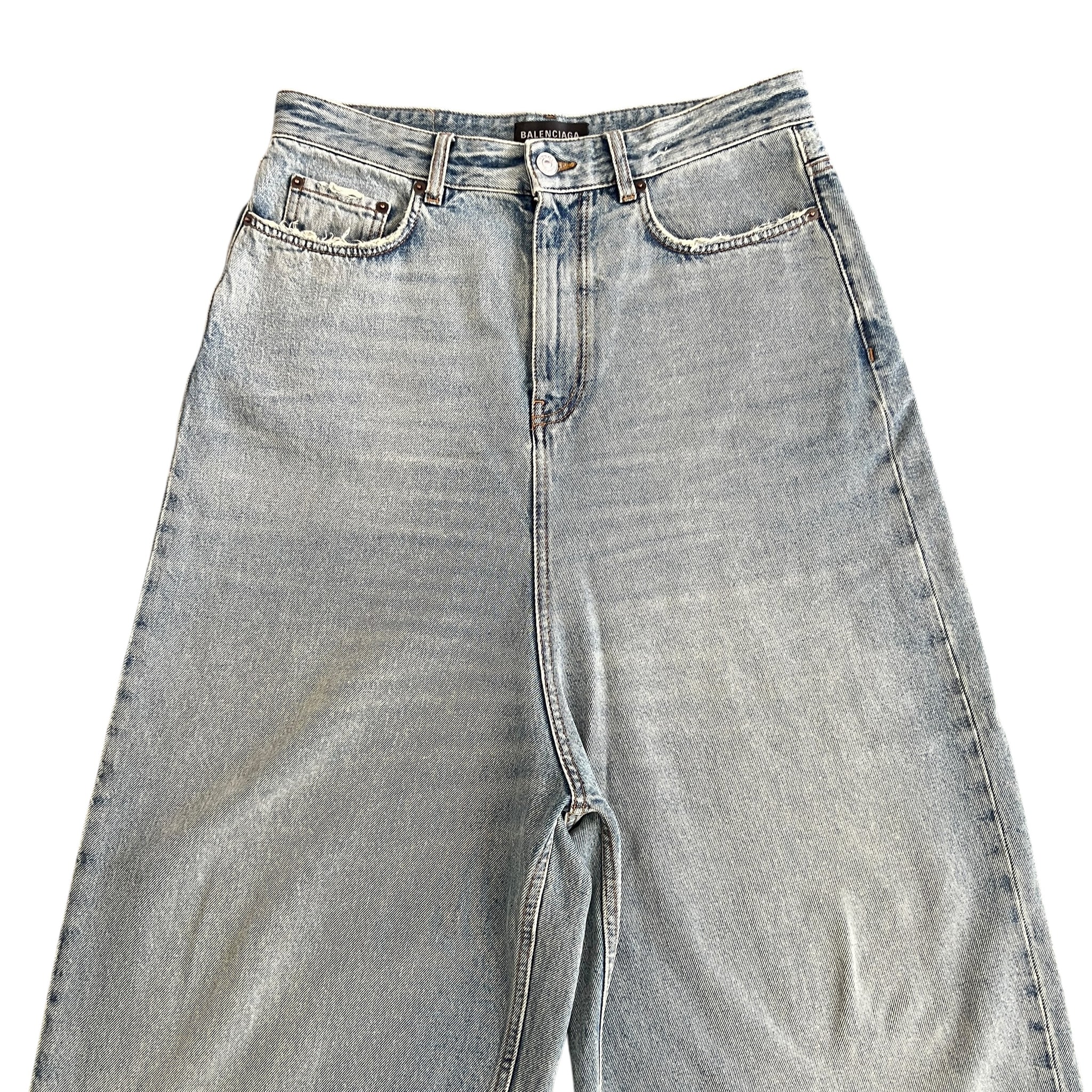 BALENCIAGA 2023AW Low Crotch Denim Pants 26 – SEVENSTARCLOTHING