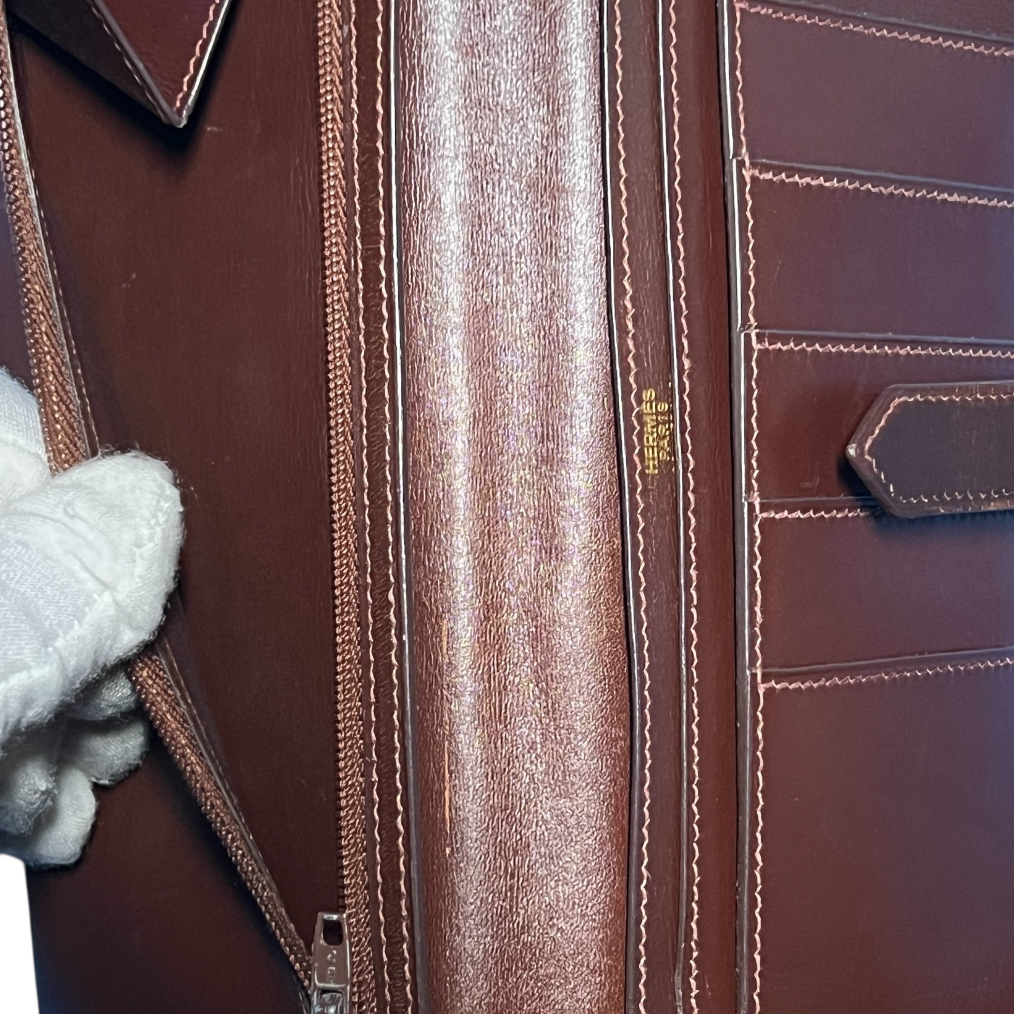 HERMÈS Béarn Classic Box Calf Long Wallet