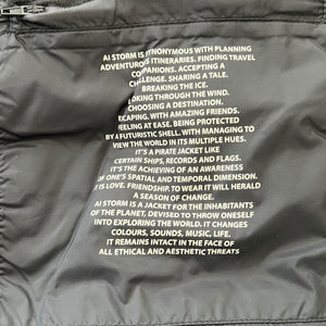 AI RIDER ON THE STORM Padded Goggle Down Jacket