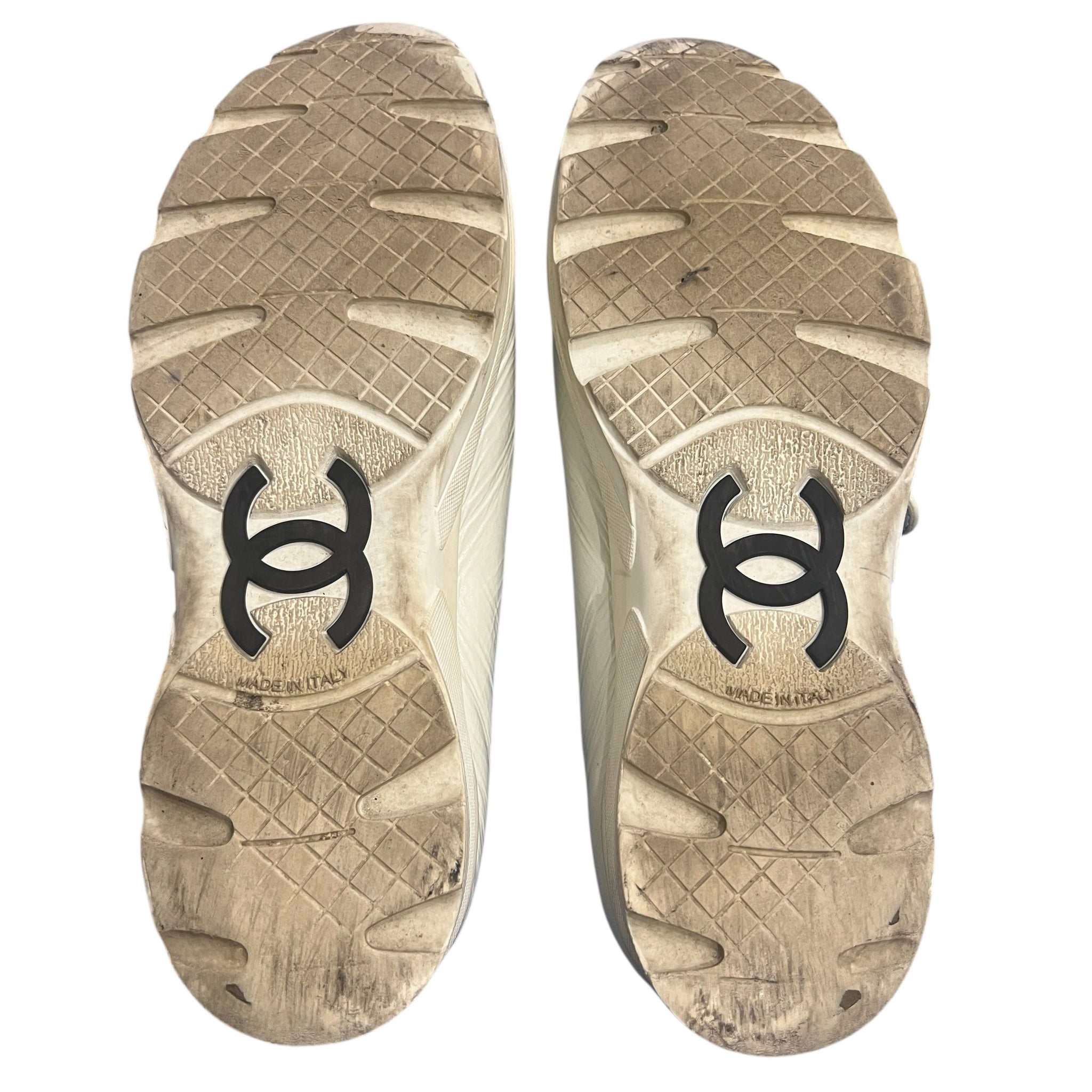 CHANEL Logo Charm Ballet Shoes Rubber Sole