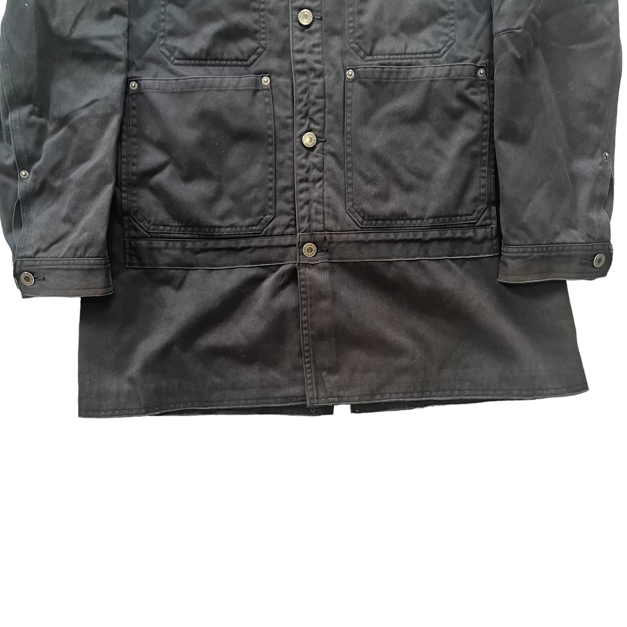 UNDERCOVER 18AW FUR COLLAR PADDED COVERALL JACKET
