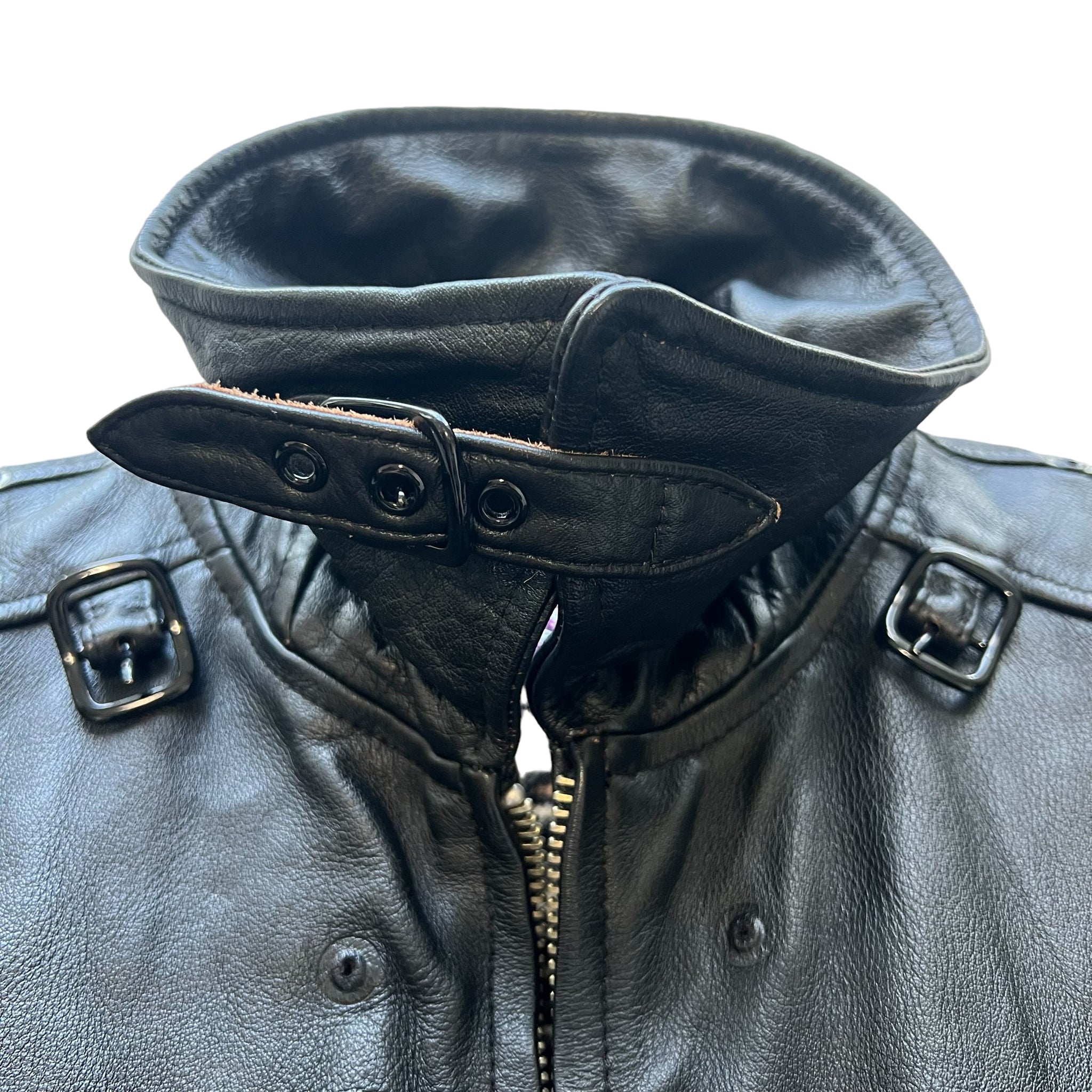 Phenomenon beyond description 2000s buffalo leather jacket