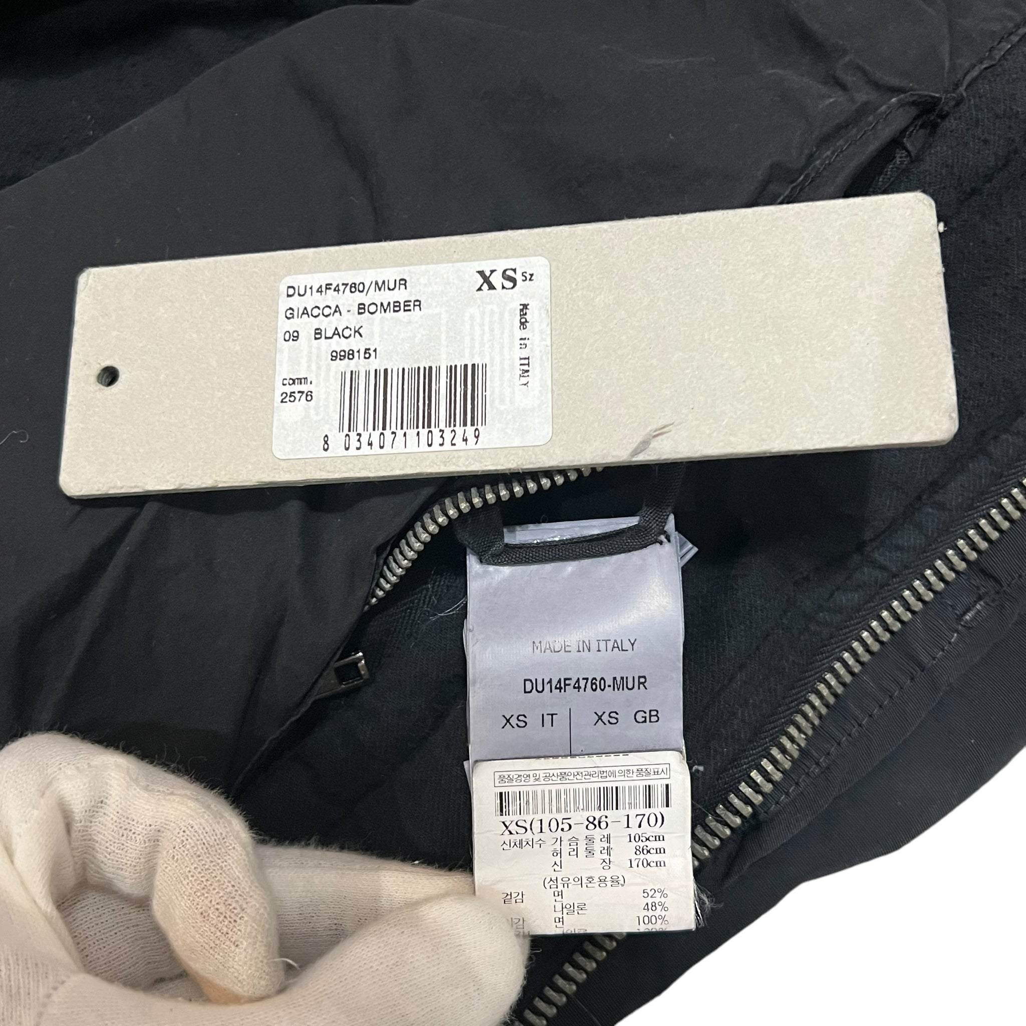 RICK OWENS 2014AW "MOODY" FLIGHT BOMBER JACKET