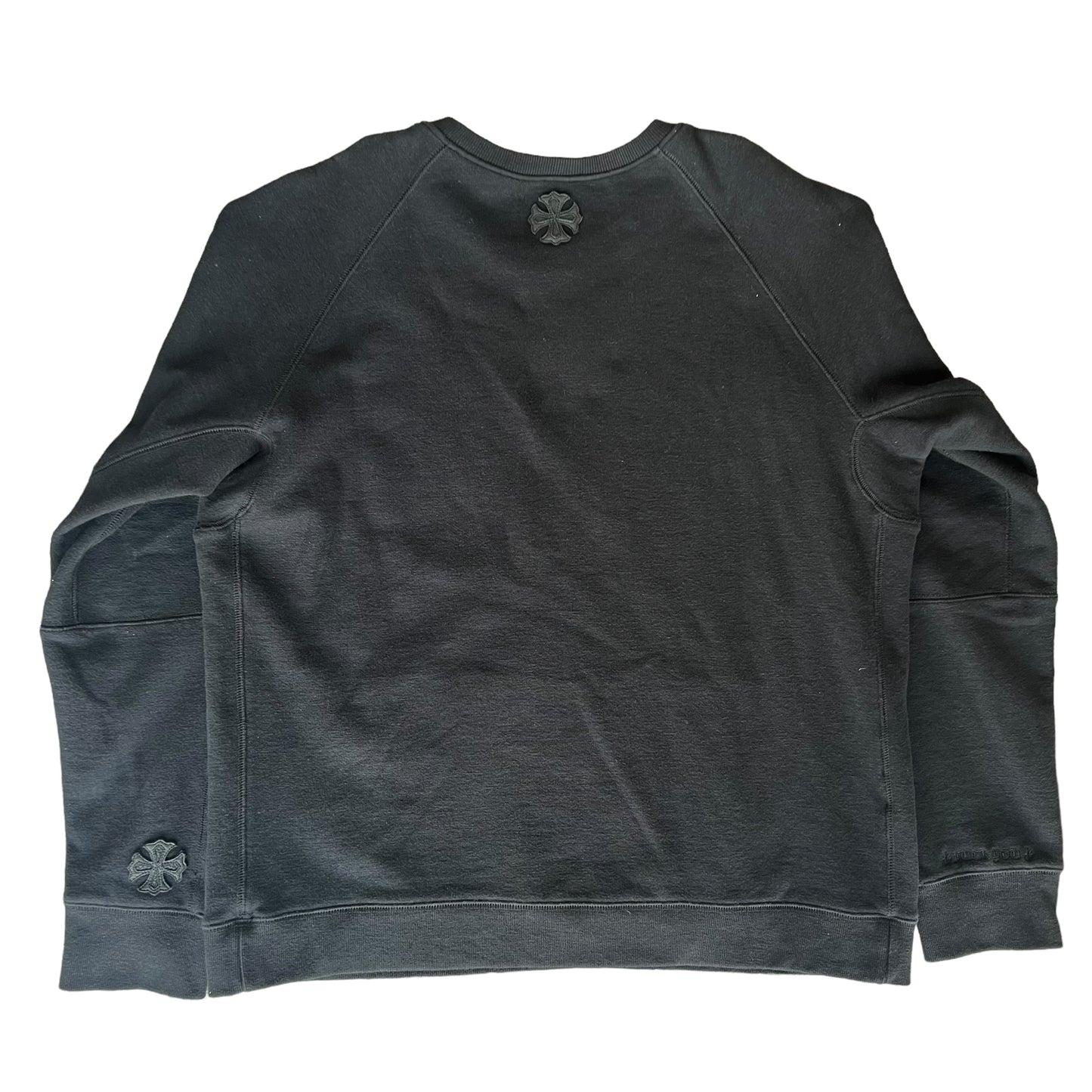 CHROME HEARTS Y NOT CROSSPATCH CREW NECK SWEATER