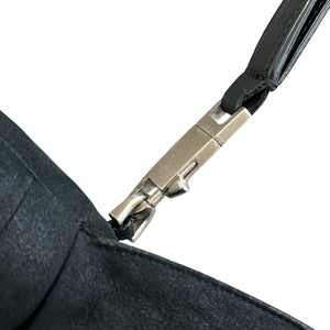 RICK OWENS Black Suede Siamese Bunny Pouch
