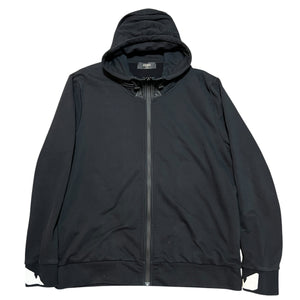 FENDI 2021SS Monster Eye Zip up Cotton Jersey  2way Collar-Integrated Hoodie