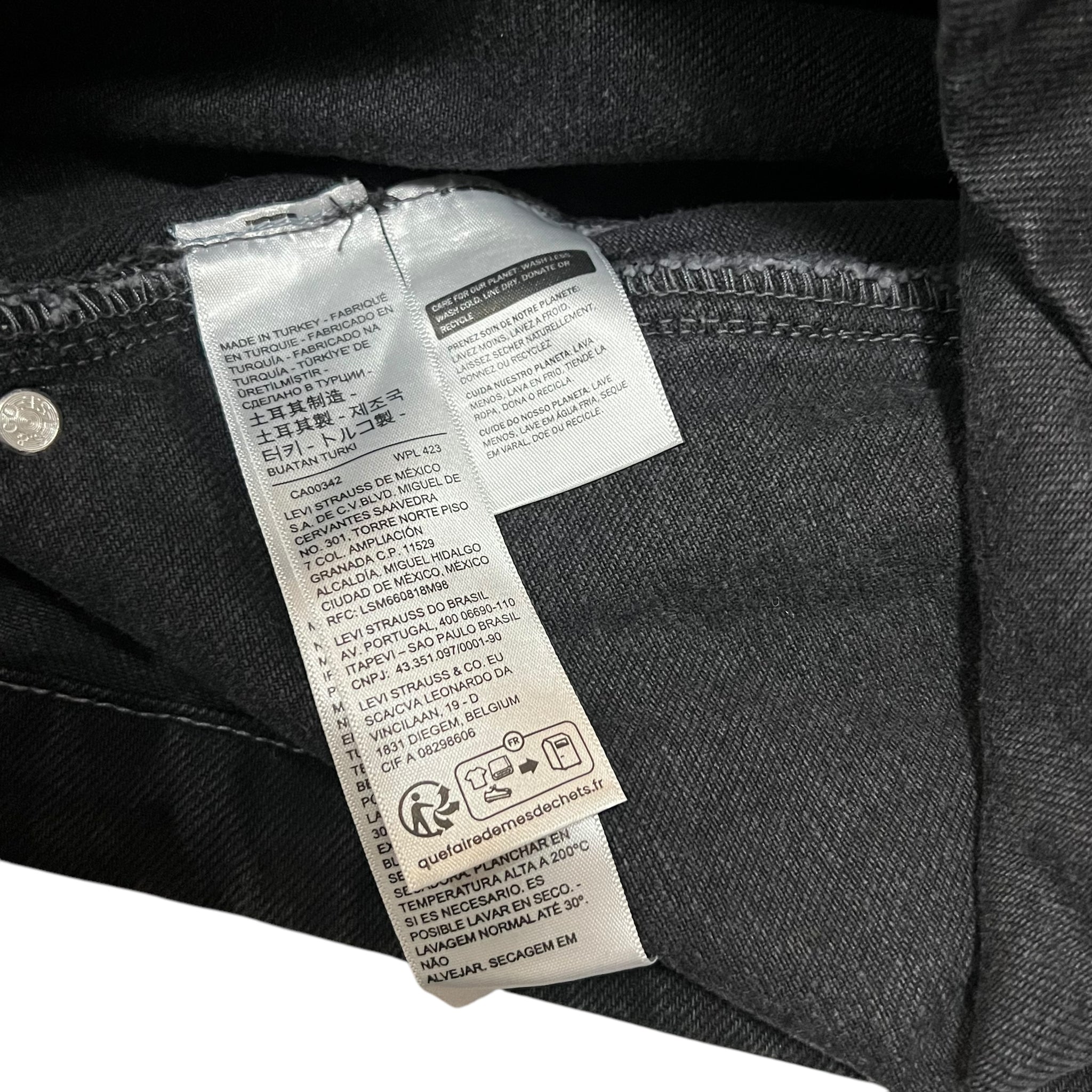 KIKO KOSTADINOV × LEVIS BLACK DENIM JACKET