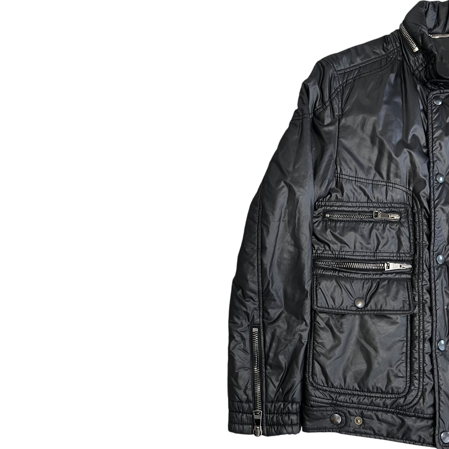 DOLCE&GABBANA  Multi Pocket Nylon Single Riders Jacket