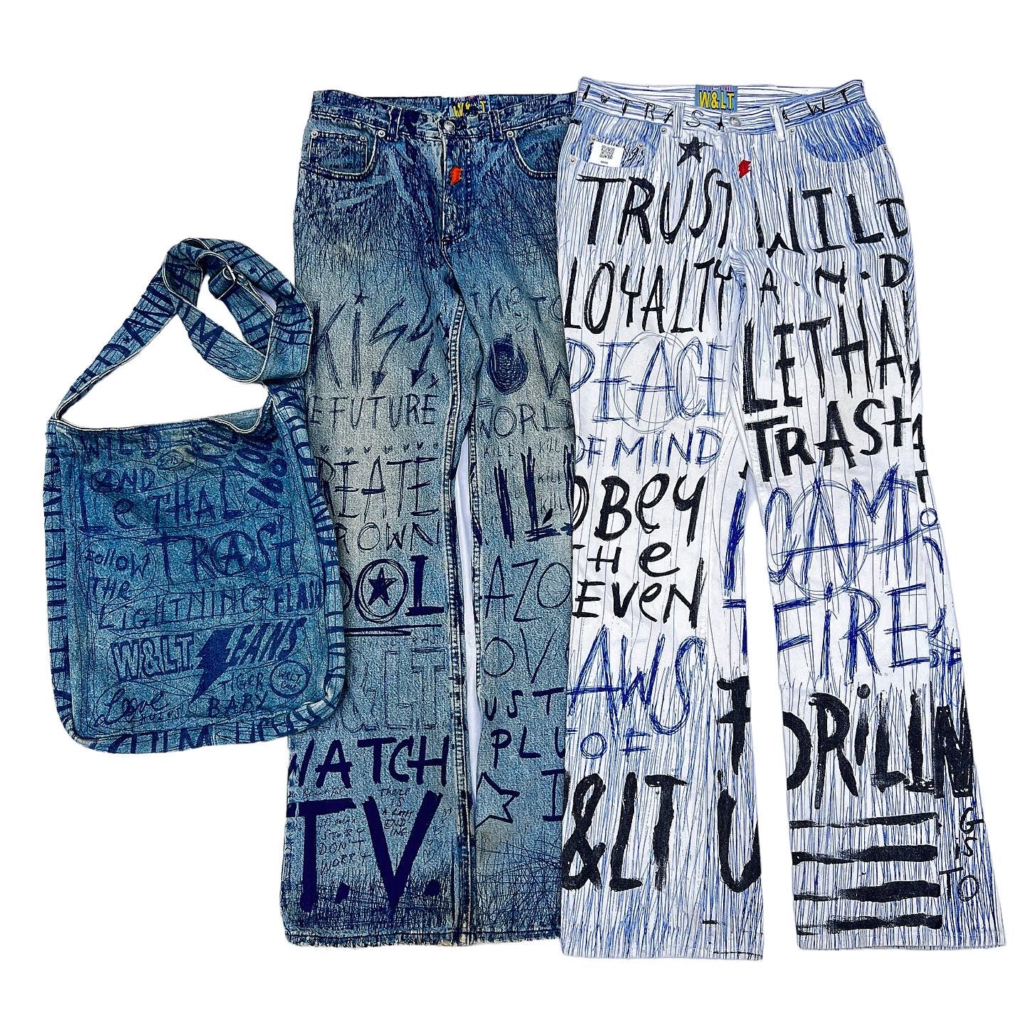 W&LT GRAFFITI SHOULDER BAG WALTER VAN BEIRENDONCK