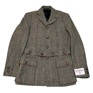 GENERAL RESEARCH × Harris Tweed 1998 Parasite Wool Check  Norfolk Jacket