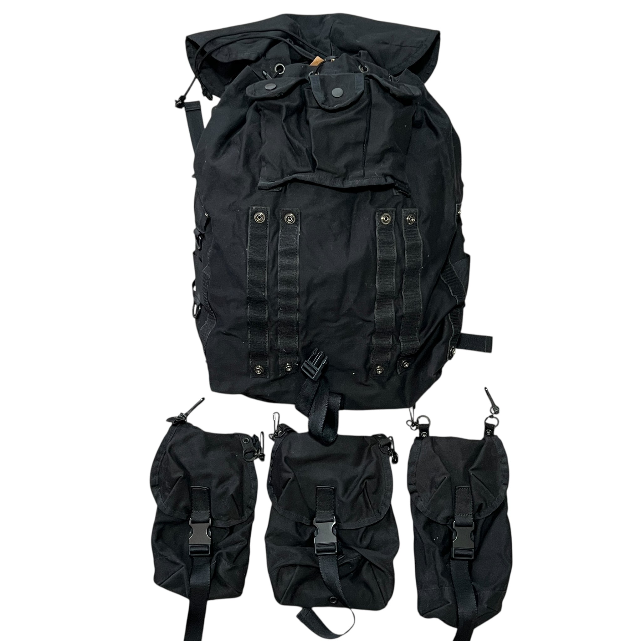 UNDERCOVER 2004AW BUT BEAUTIFUL Modular Cotton Backpack Black