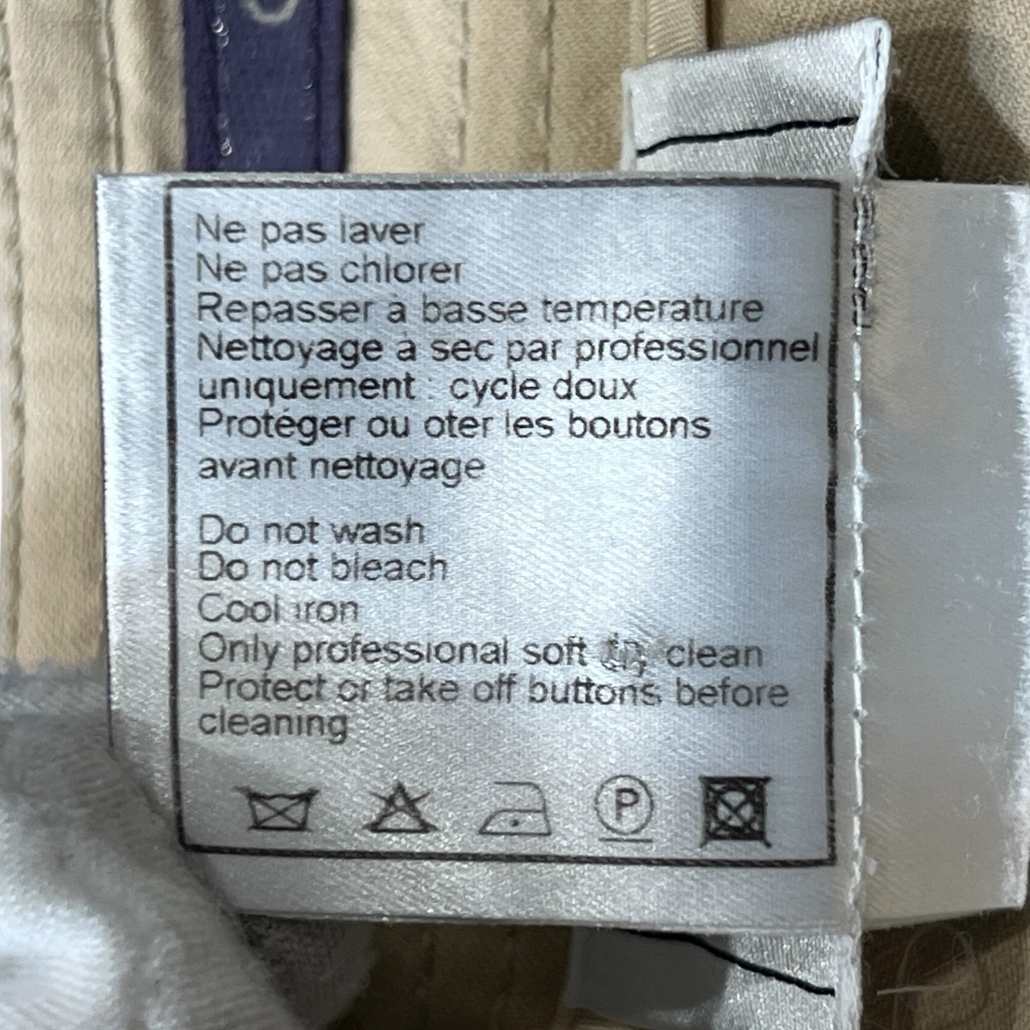 CHANEL 00's Cotton Stretch 2-Pocket Pants