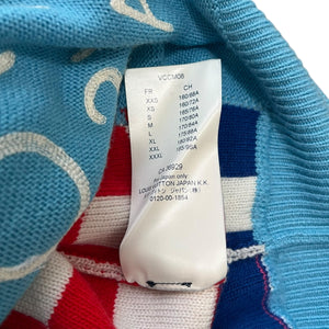 LOUIS VUITTON 2021SS Distorted Giant D'amier Crewneck Wool Knit Sweater