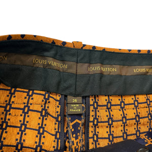 LOUIS VUITTON Geometric Check Pattern Touser