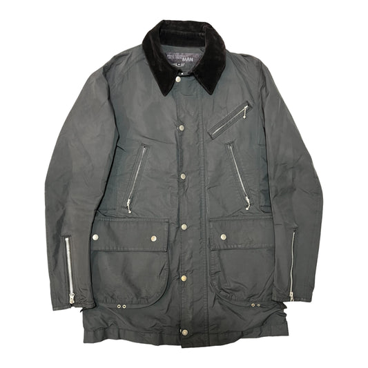 JUNYA WATANABE MAN 07AW MULTI ZIP NYLON COVERALL BOMBER JACKET