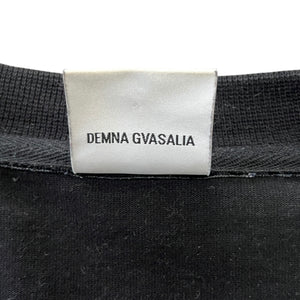VETEMENTS 2017AW “République Française” Logo Cropped Long Sleeve T-Shirts