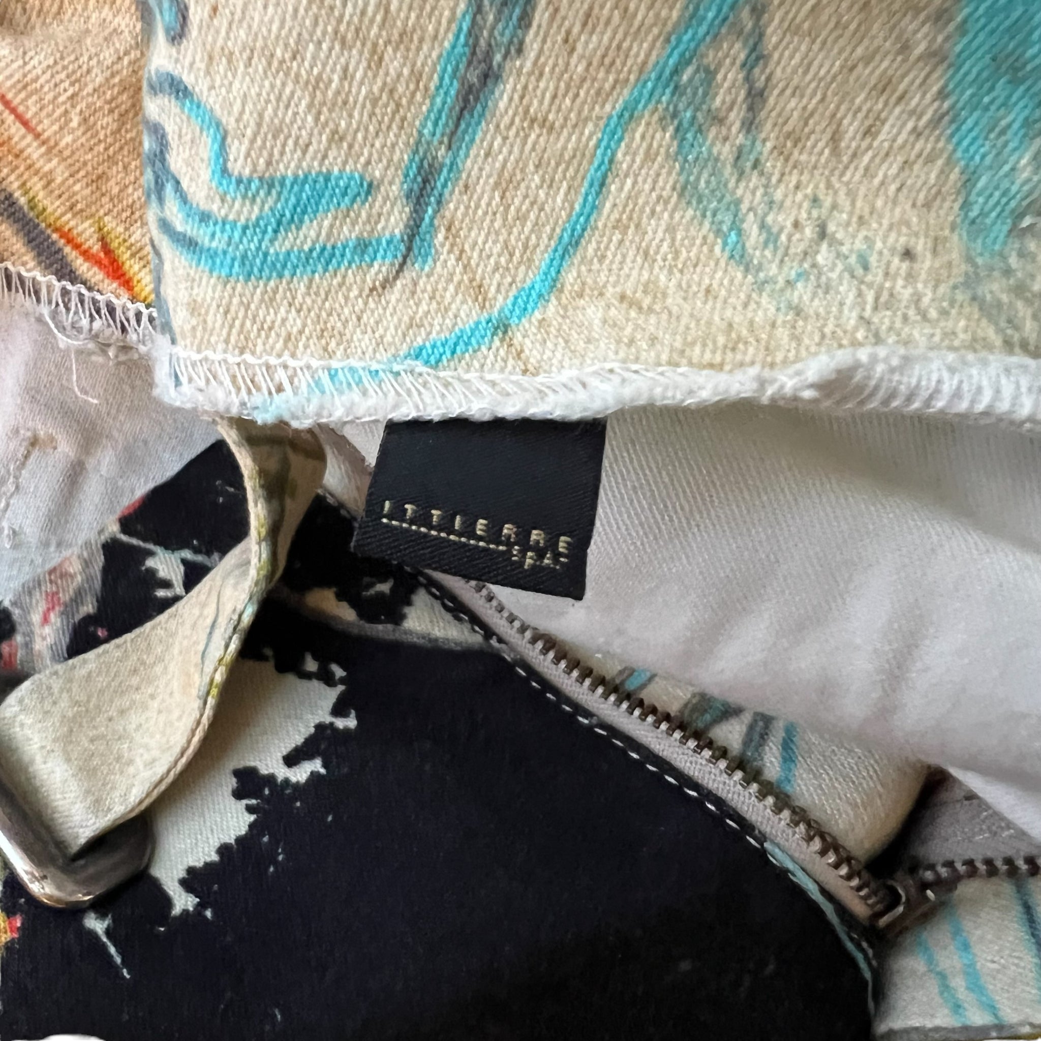 JUST CAVALLI Vintage Boots Cut Painting Pants