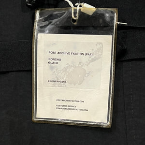 POST ARCHIVE FACTION (PAF) 2018AW 'RIGHT' TECHNICAL PONCHO