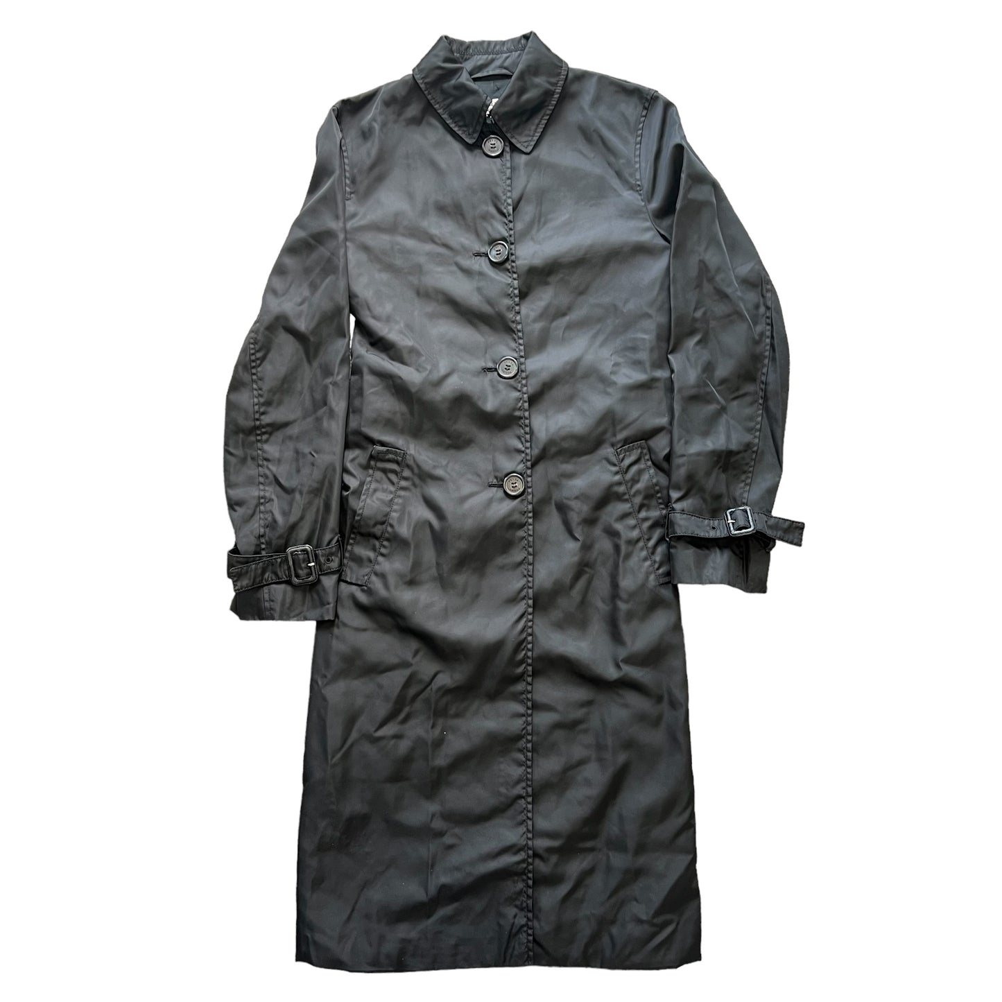 PRADA NYLON LONG COAT