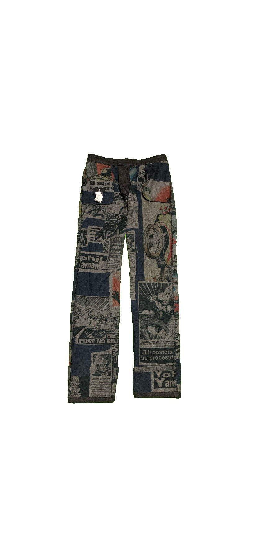 YOHJI YAMAMOTO × Y's FOR MEN ISHINOMORI SHOTARO CYBORG PANTS