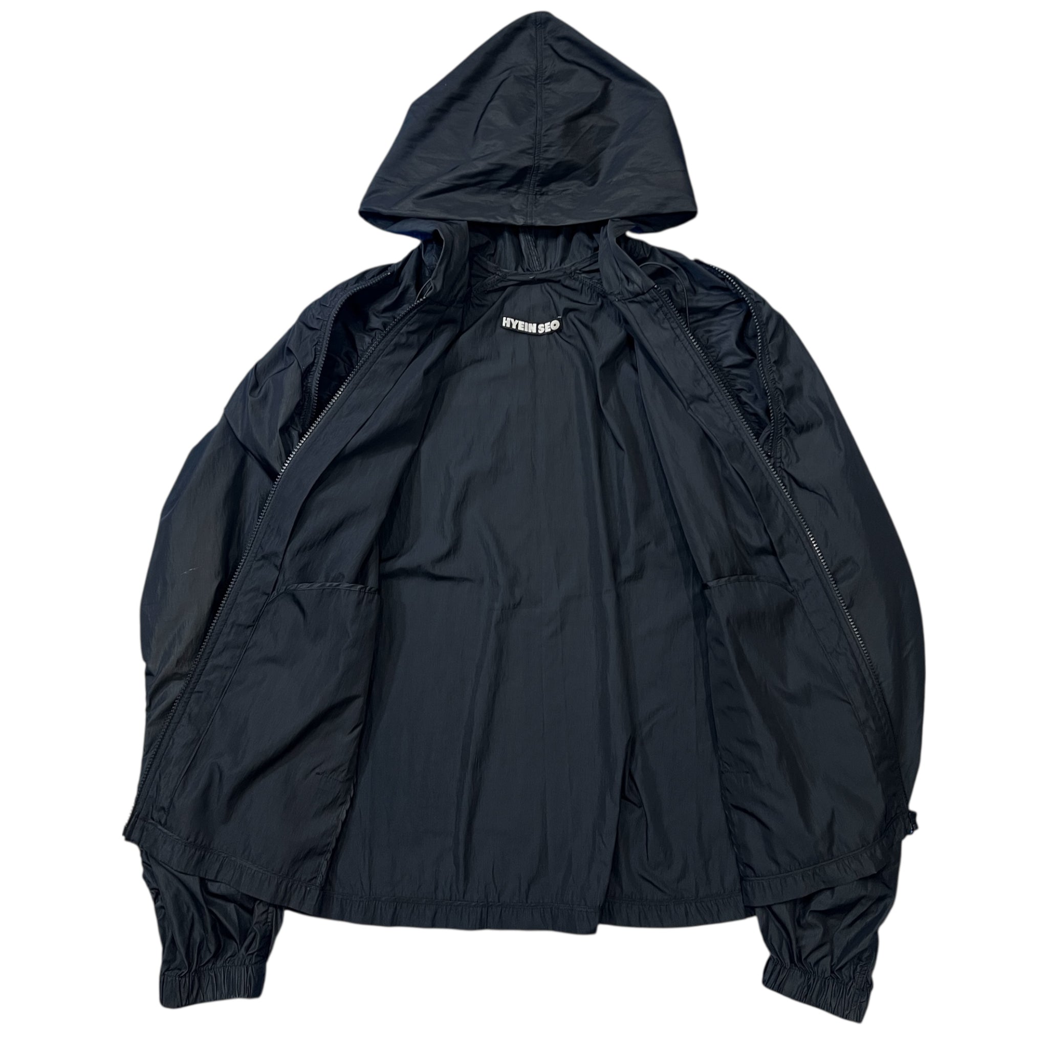 HYEIN SEO Shirring Zip Hoodie Parka