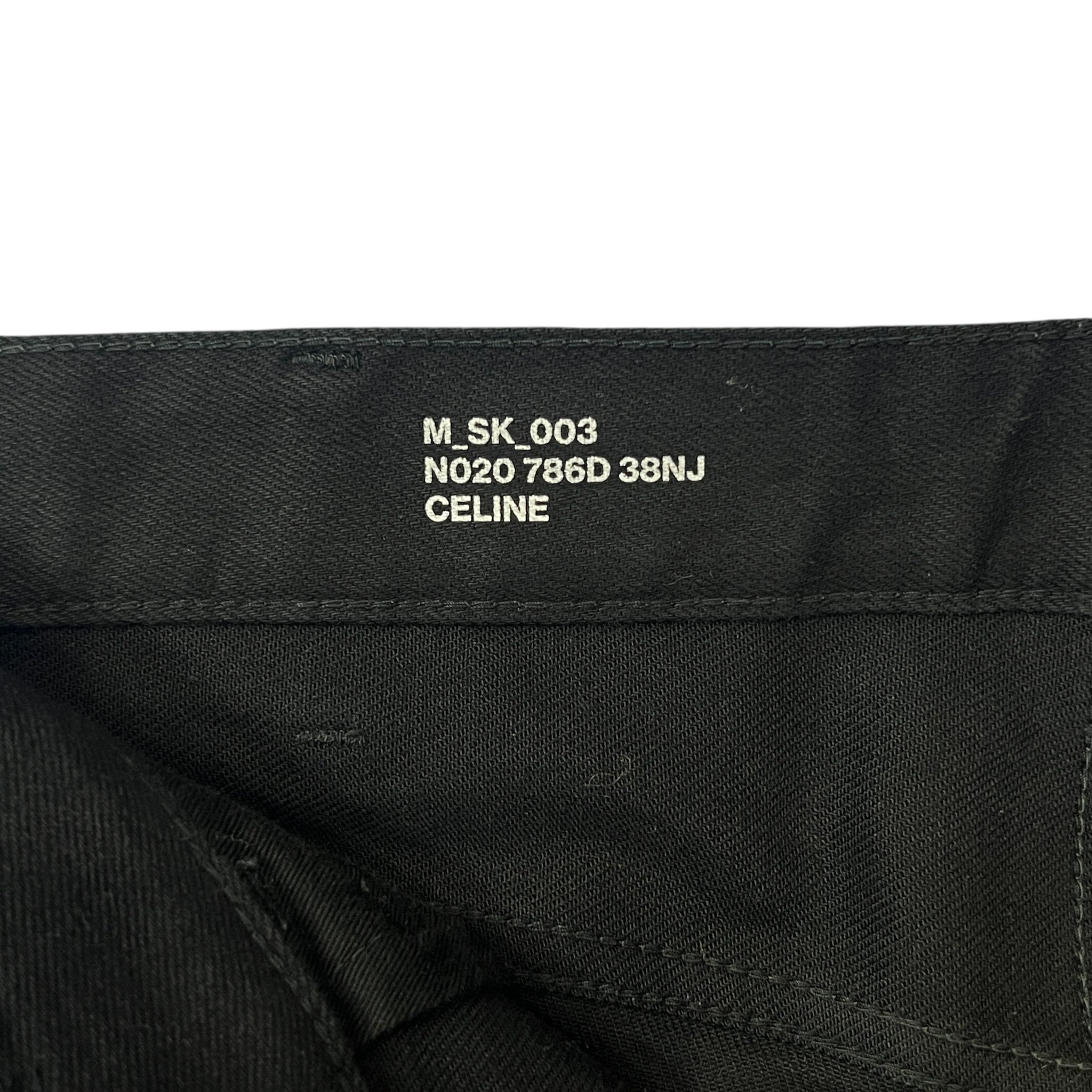 CELINE HOMME Hedi Slimane Signature Skinny Denim Pants