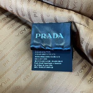 PRADA 2024AW RAF SIMONS Caramel Oversized Nappa Leather Bomber Jacket